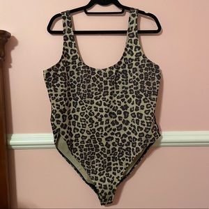 Good American Leopard Bodysuit